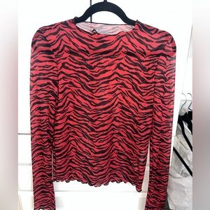 Zara mesh Top